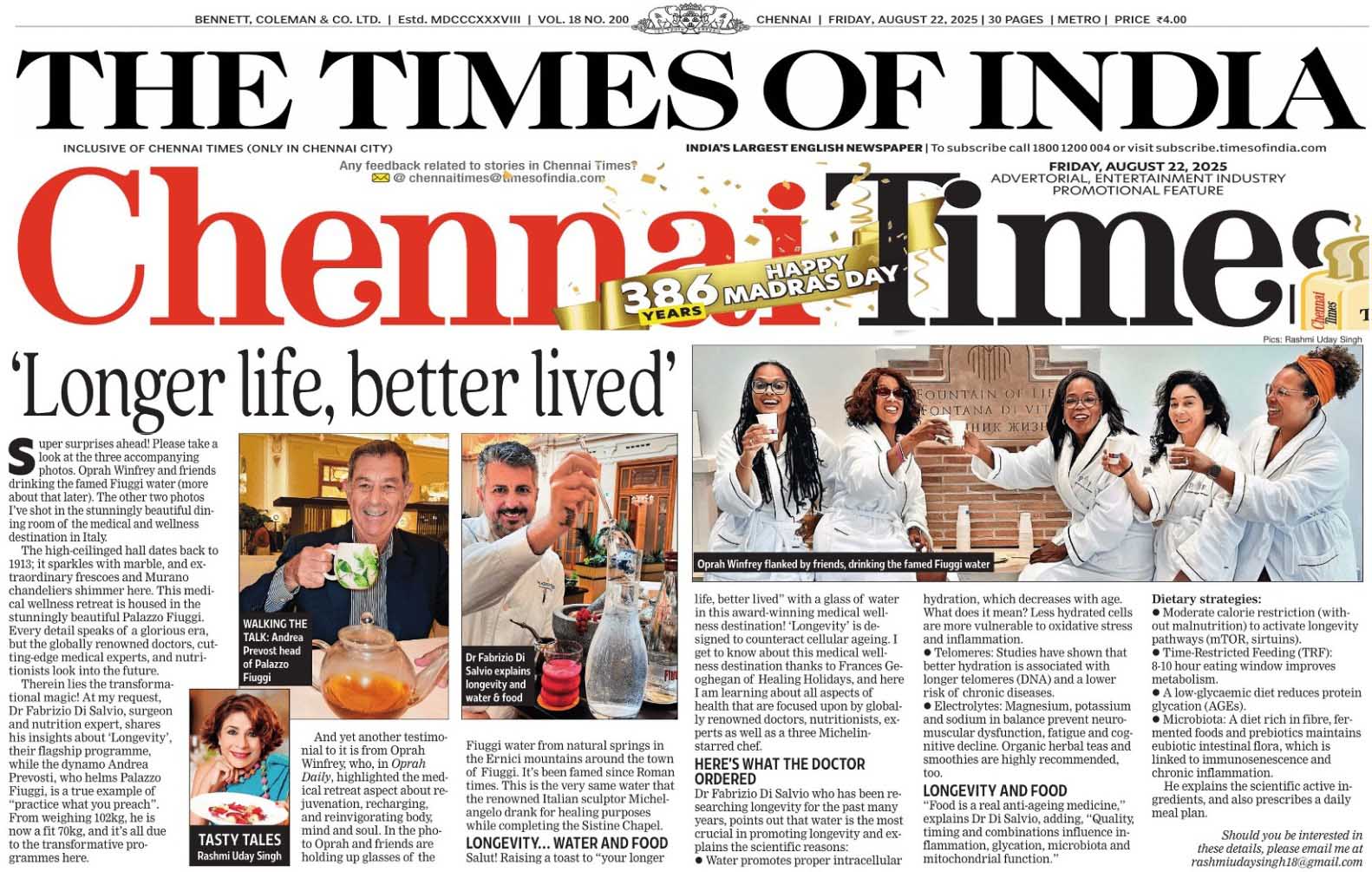 LONGER LIFE, BETTER LIVED