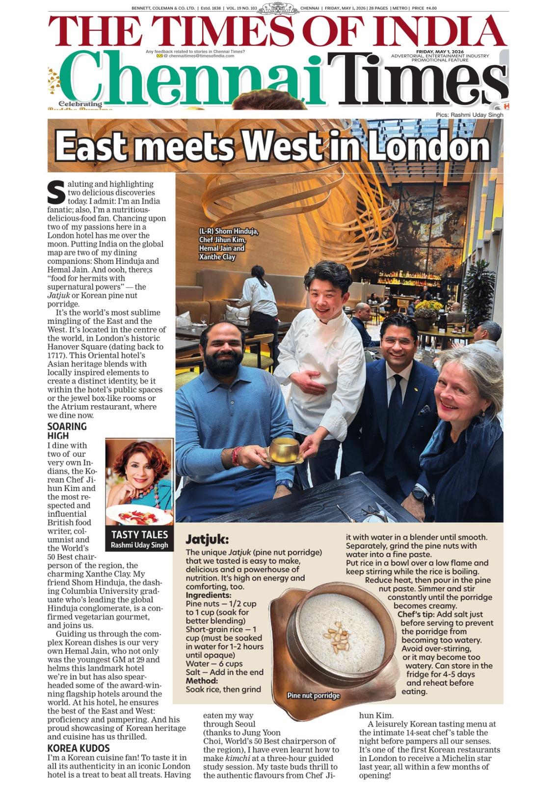 East meets West in London